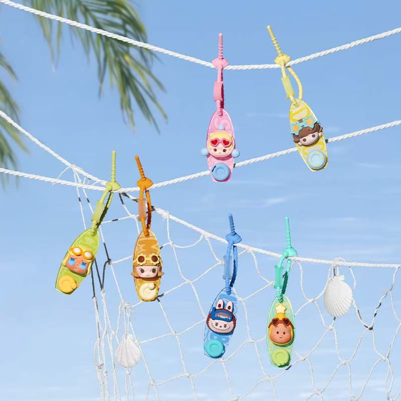 POPMART POP BEAN Island Vacation Series Shoe Charms Blind Box (PRE-ORDER)