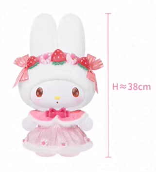 TOP TOY My Melody Strawberry Cookie & Colorful Frosting Series Vinyl Plush Figure
