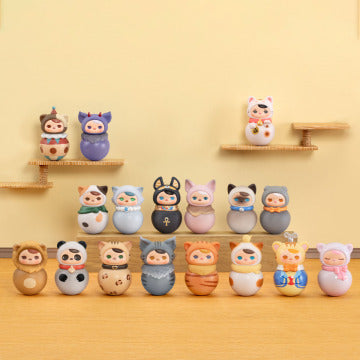 【Sale】PUCKY Roly-Poly Kitty Series Blind Box