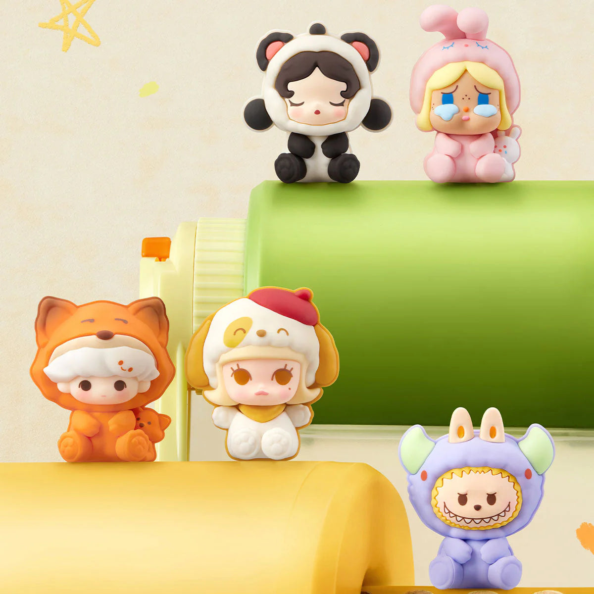 Bubble Cute Particle Pajama Party Series Decorative Buckle. Blind Box