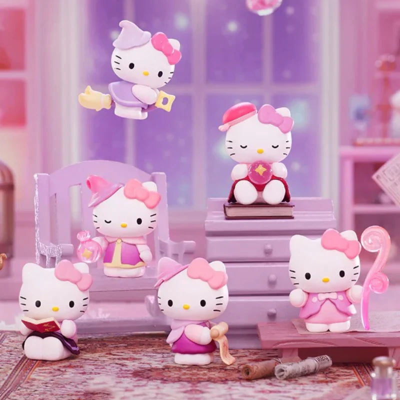 Hello-Kitty Astrology Study Series Mini Beans Figures. Blind Bag