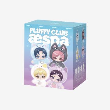 POPMART aespa Fluffy Club Series Vinyl Plush Doll Pendant