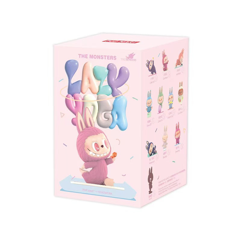 【gift】THE MONSTERS Labubu Lazy Yoga Series Figures