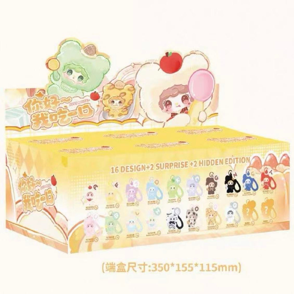 Yooki V4 Just A Bite Series Plush Vinyl Pendant Blind Box