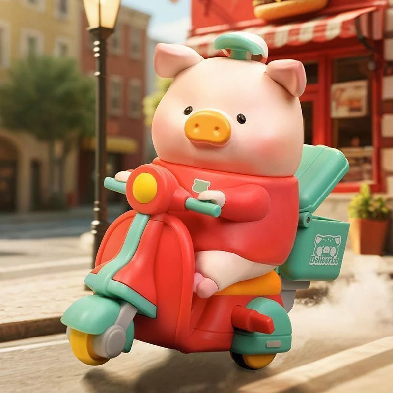 LuLu the Piggy Burger Express Movable Series Figures, Blind Box