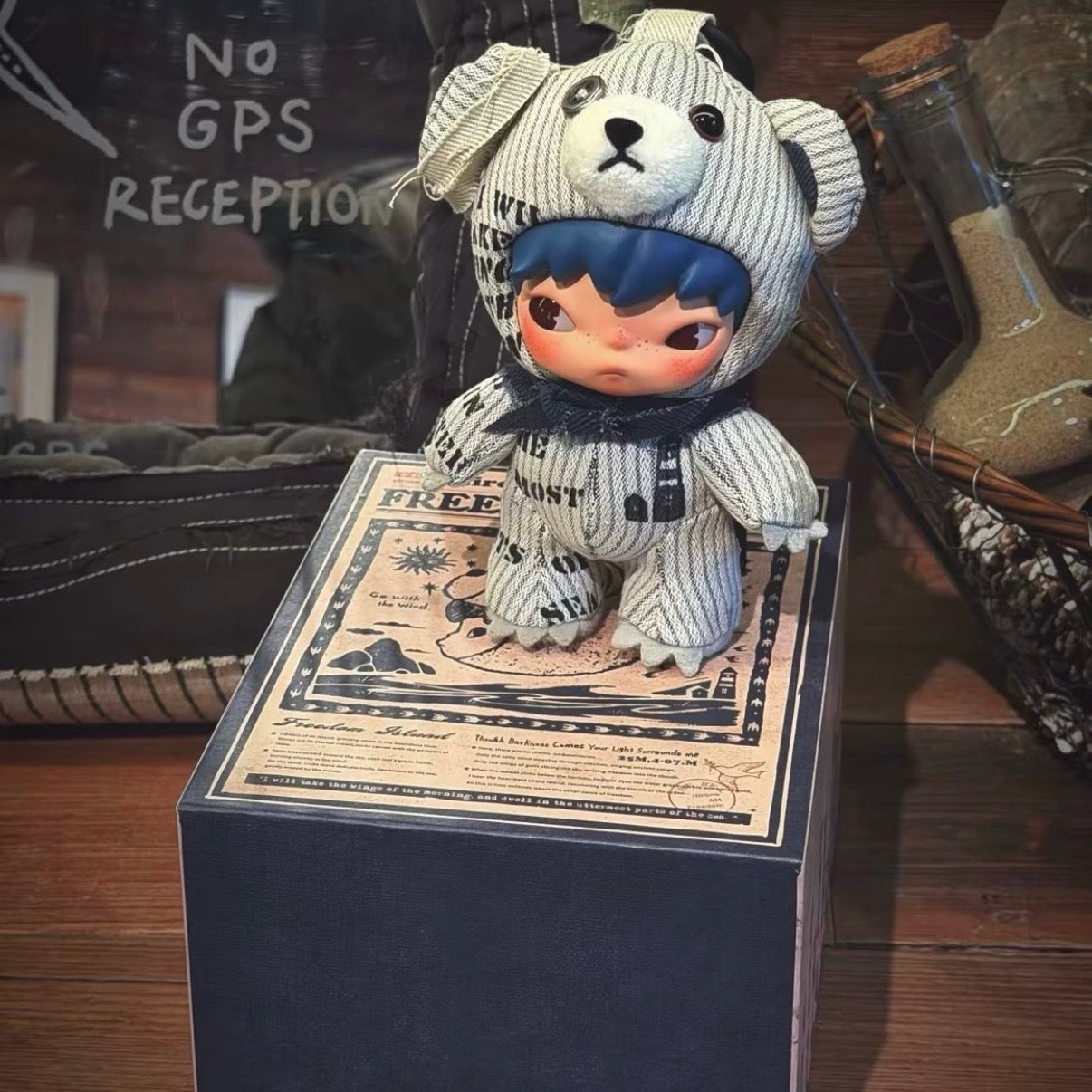 POPMART HIRONO Freedom Island Vinyl plush pendant