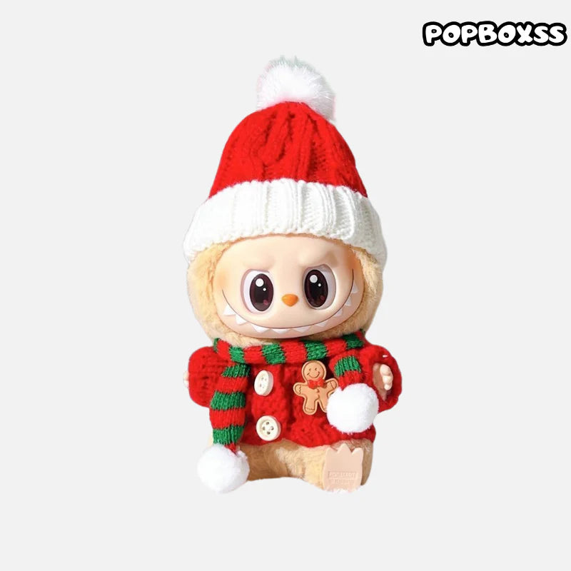 Labubu clothes Christmas Outfit Gingerbread Man Labubu clothes