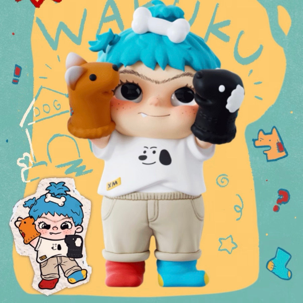 WAKUKU BACK TO CHILDH OOD WITH WAKUKU blind box