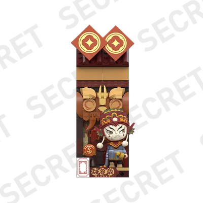 Wealthy Snake's New Year Celebration -Fortunate Hand Series Block Figures