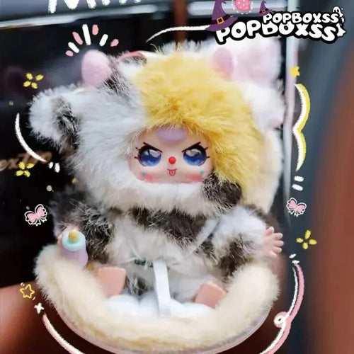 Baby Three Vehicle Mounted Baby Series Plush Dolls, Blind Box