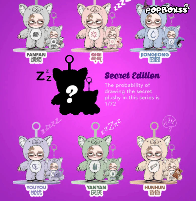 【US 3-5 arrival】Sleepless Grumpipi Series Figures, Blind Box
