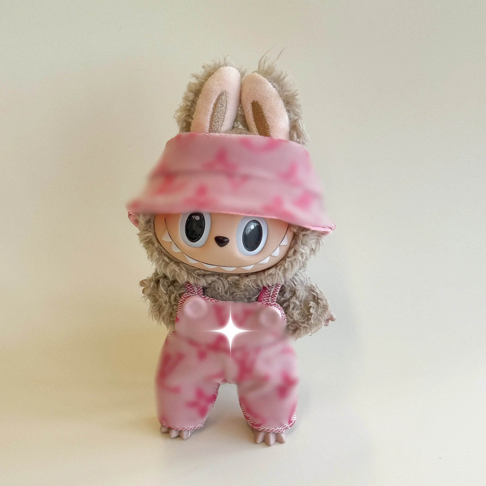 Labubu Luxe Pink Denim Set – Monogram Edition