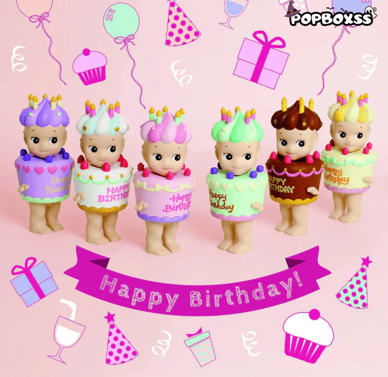 Sonny Angel Birthday Gift Series Figures, Blind Box