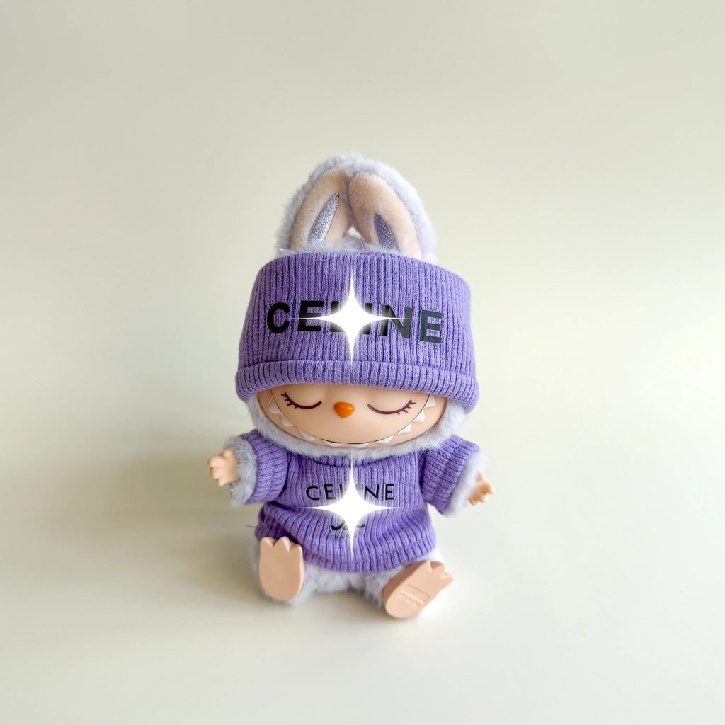 Labubu Signature Knitwear Set – Logo Edition