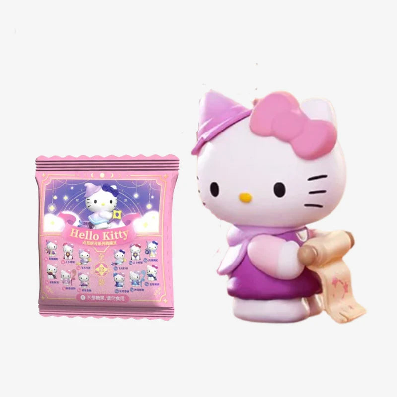 Hello-Kitty Astrology Study Series Mini Beans Figures. Blind Bag