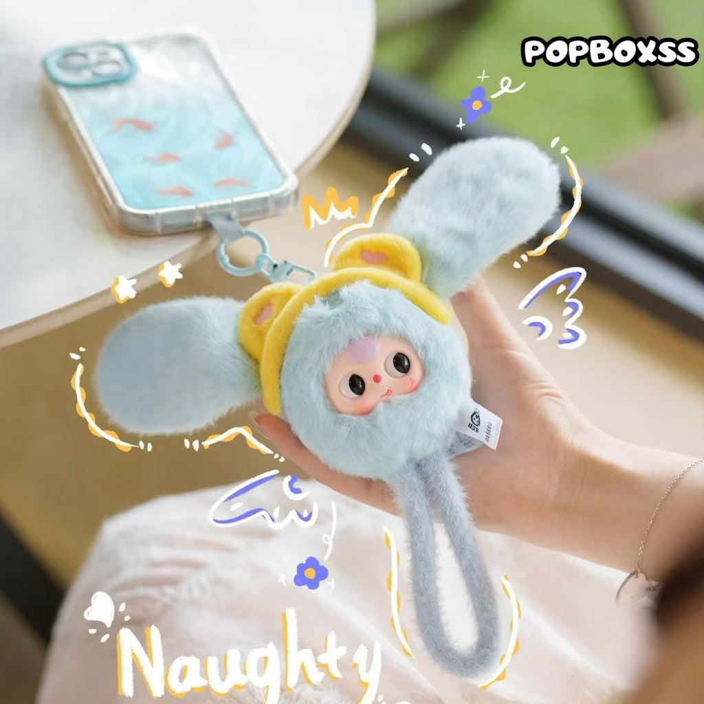 Baby Three Toddler Wrist Strap Plush Doll Charm Blind Box