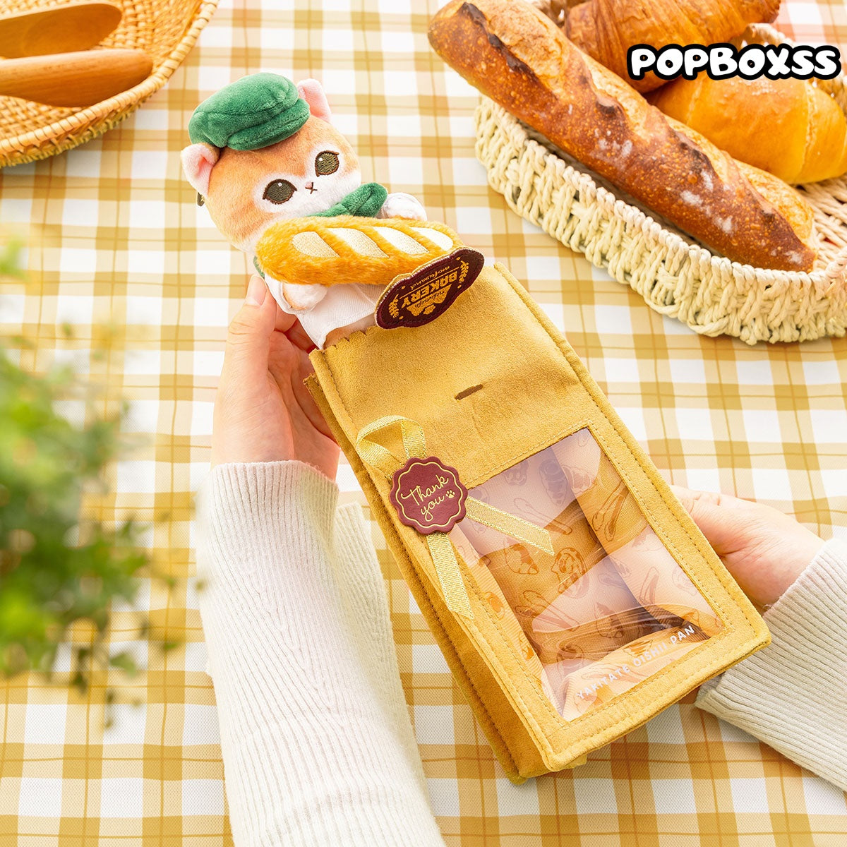 mofusand Mofumofu Bakery Baker Cat Mascot Keychain(PRE-ORDER)