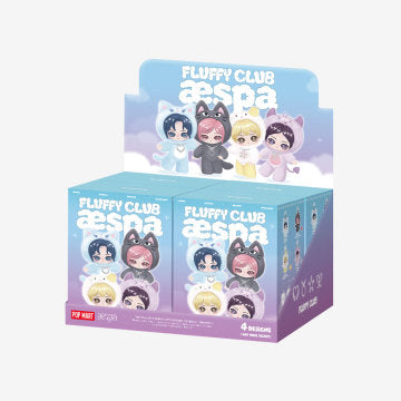 POPMART aespa Fluffy Club Series Vinyl Plush Doll Pendant