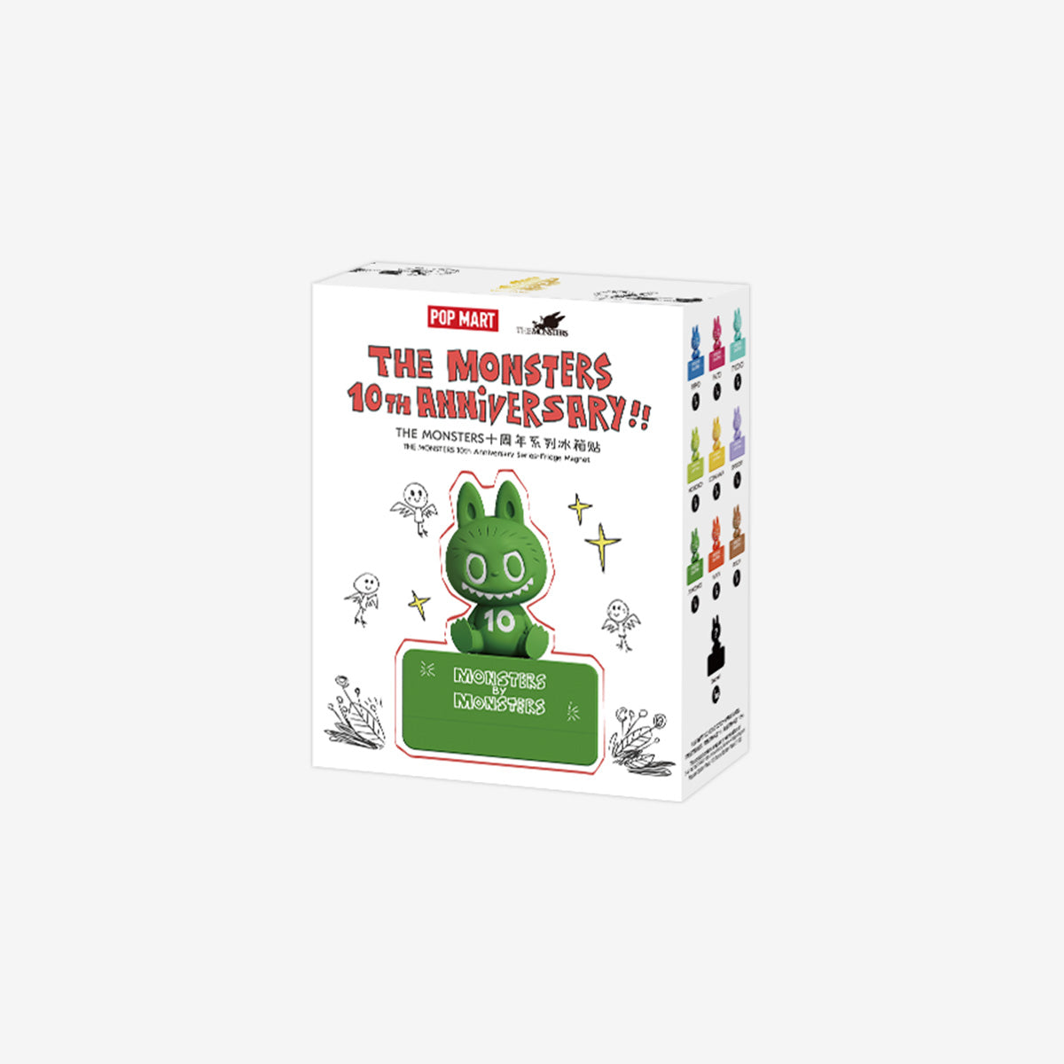 THE MONSTERS 10th Anniversary Series Refrigerator Magnets