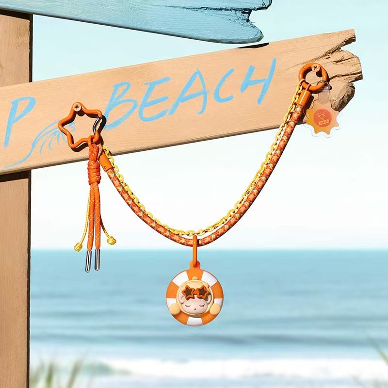 POPMART POP BEAN Island Vacation Series Multi functional Lanyard Blind Box (PRE-ORDER)