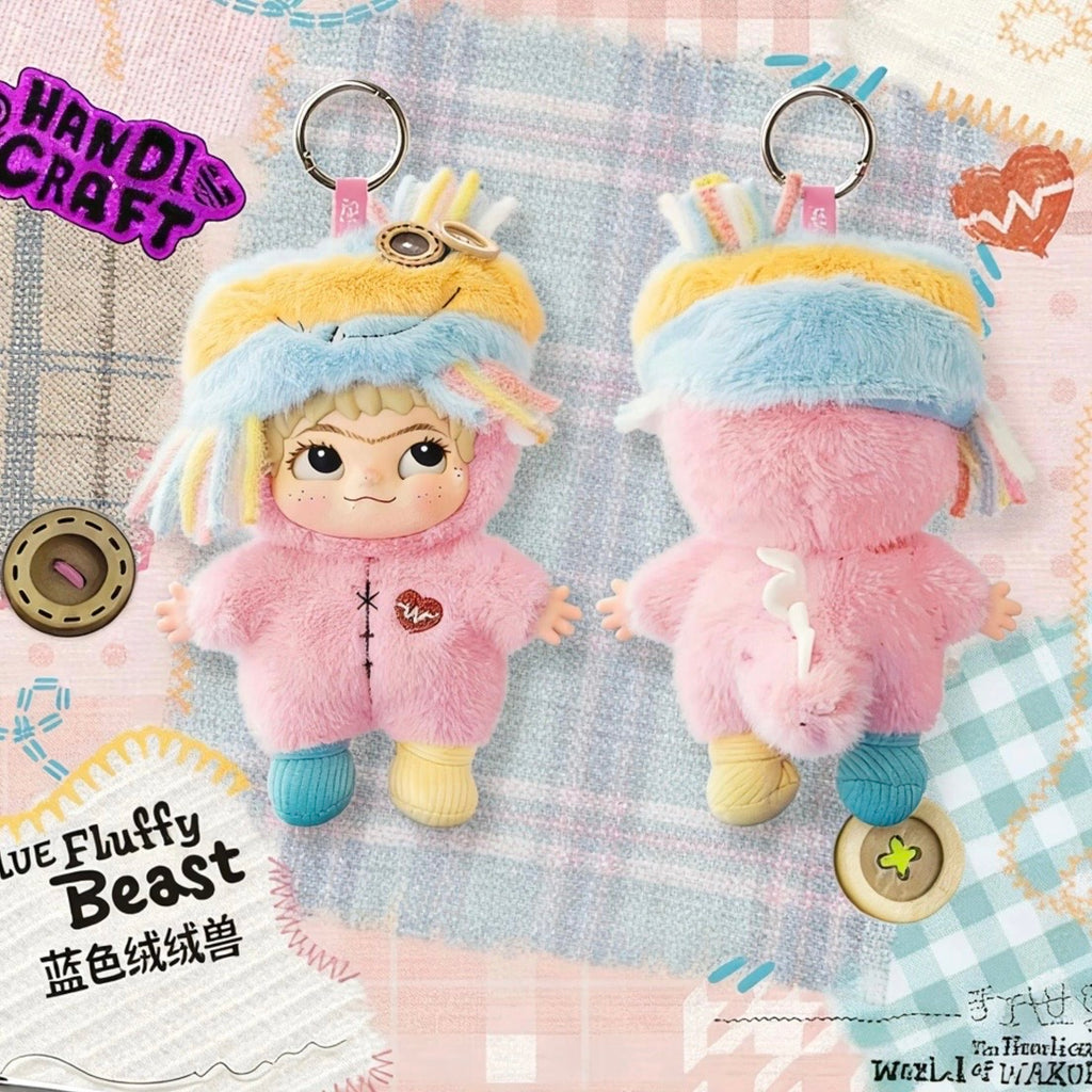 WAKUKU Handmade World Vinyl plush pendant blind box