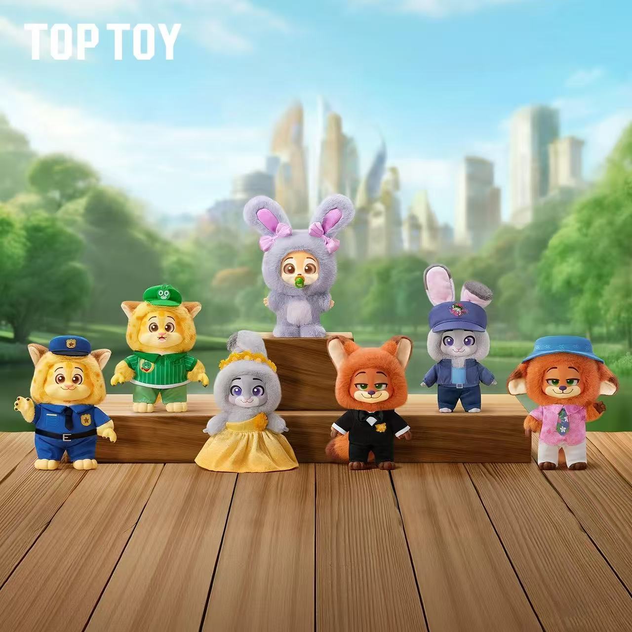 TOPTOY Disney Zootopia New Journey Plush blind box