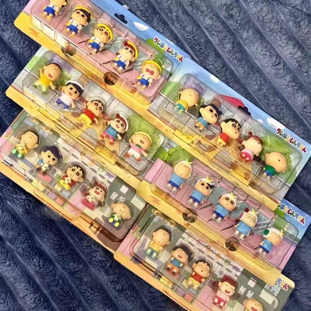 Crayon Shin-chan The five-person team mobilized blind box