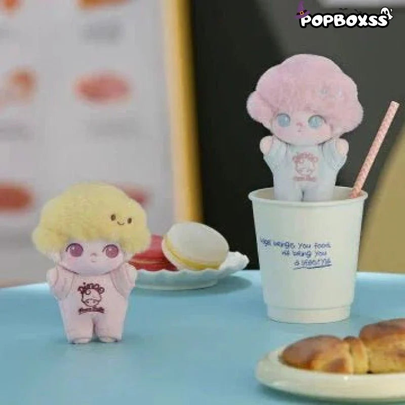 POPMART DIMOO Crush on Coffee Series-Soft-faced Plush Keychain Blind Box
