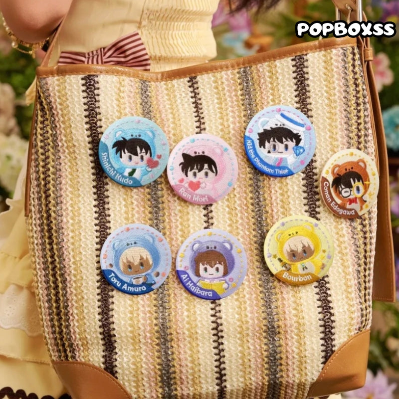 Detective Conan Bear Dectective Series Badge Blind Box