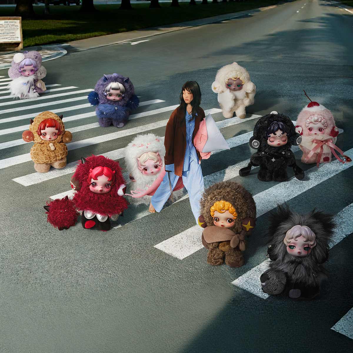 SKULLPANDA You Found Me Series Plush Doll Pendant Pop Mart Blind Box