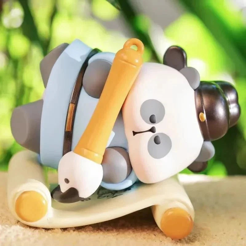 MR PA-PA PA National Essence Travel Notes Series PVC Figures. Blind Box