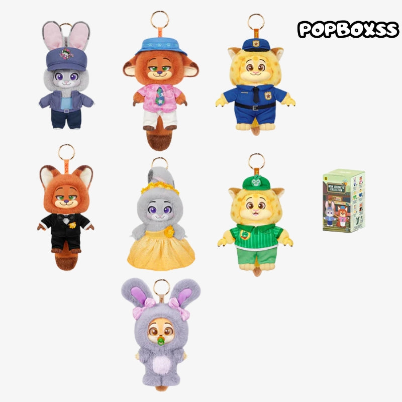 ZOOTOPIA 2 New Journey Series Plush Keychain Blind Box