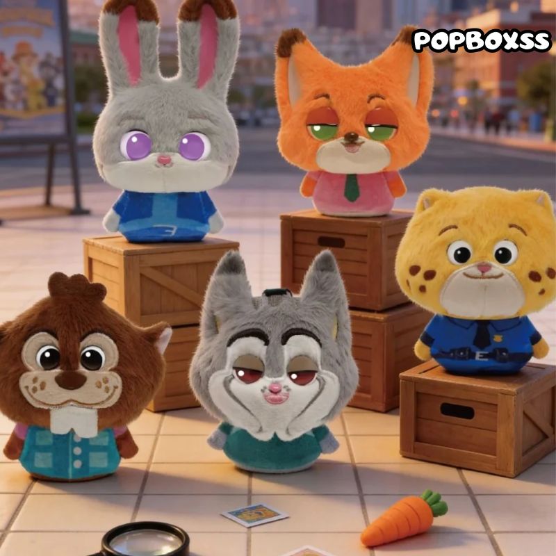 DSN Zootopia 2 Bouncing Fluffy Series Plush Blind Box