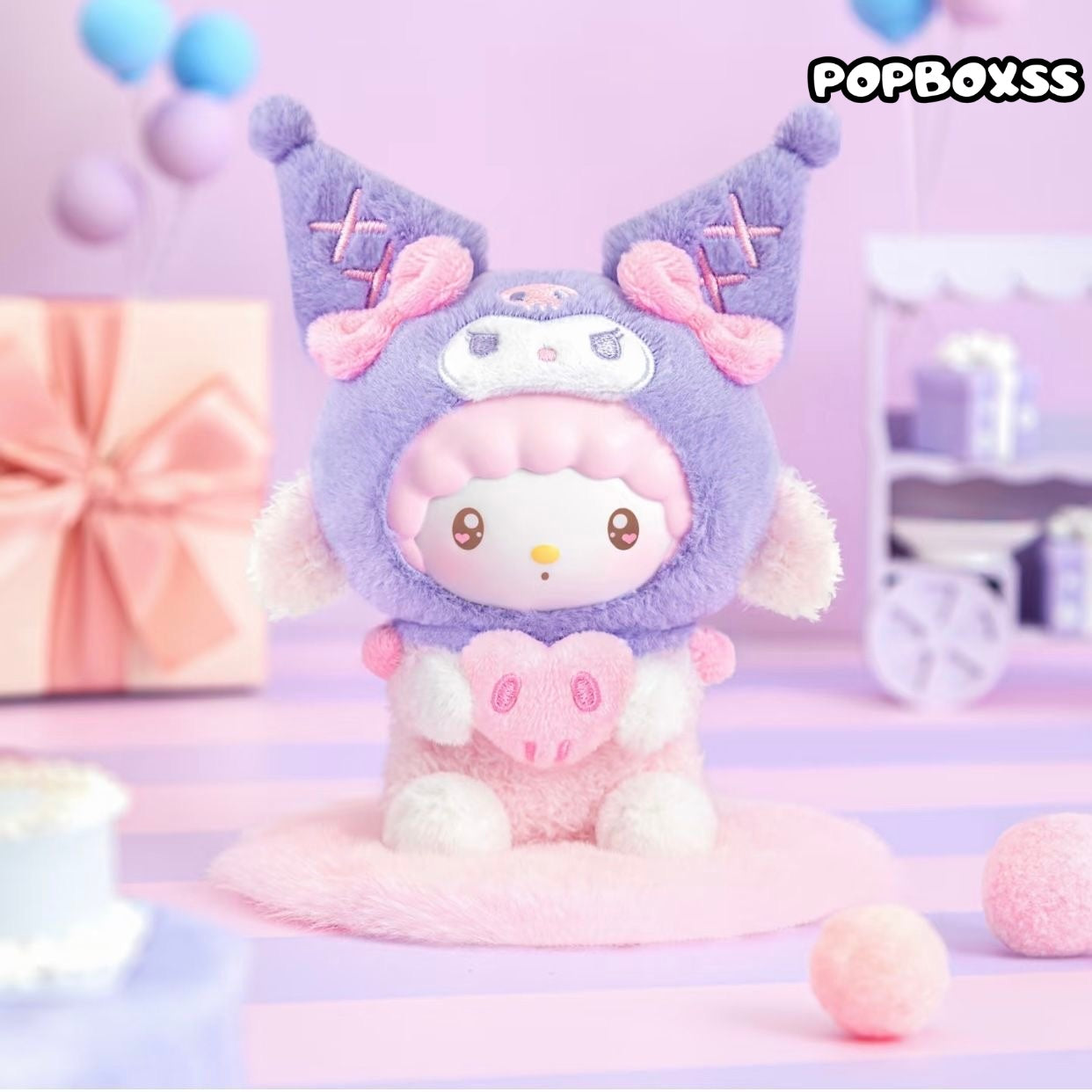SRO Kuromi Party Series Plush Pendant Dolls. Blind Box
