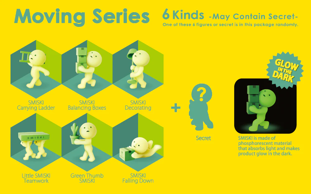 SMISKI Moving Series blind box