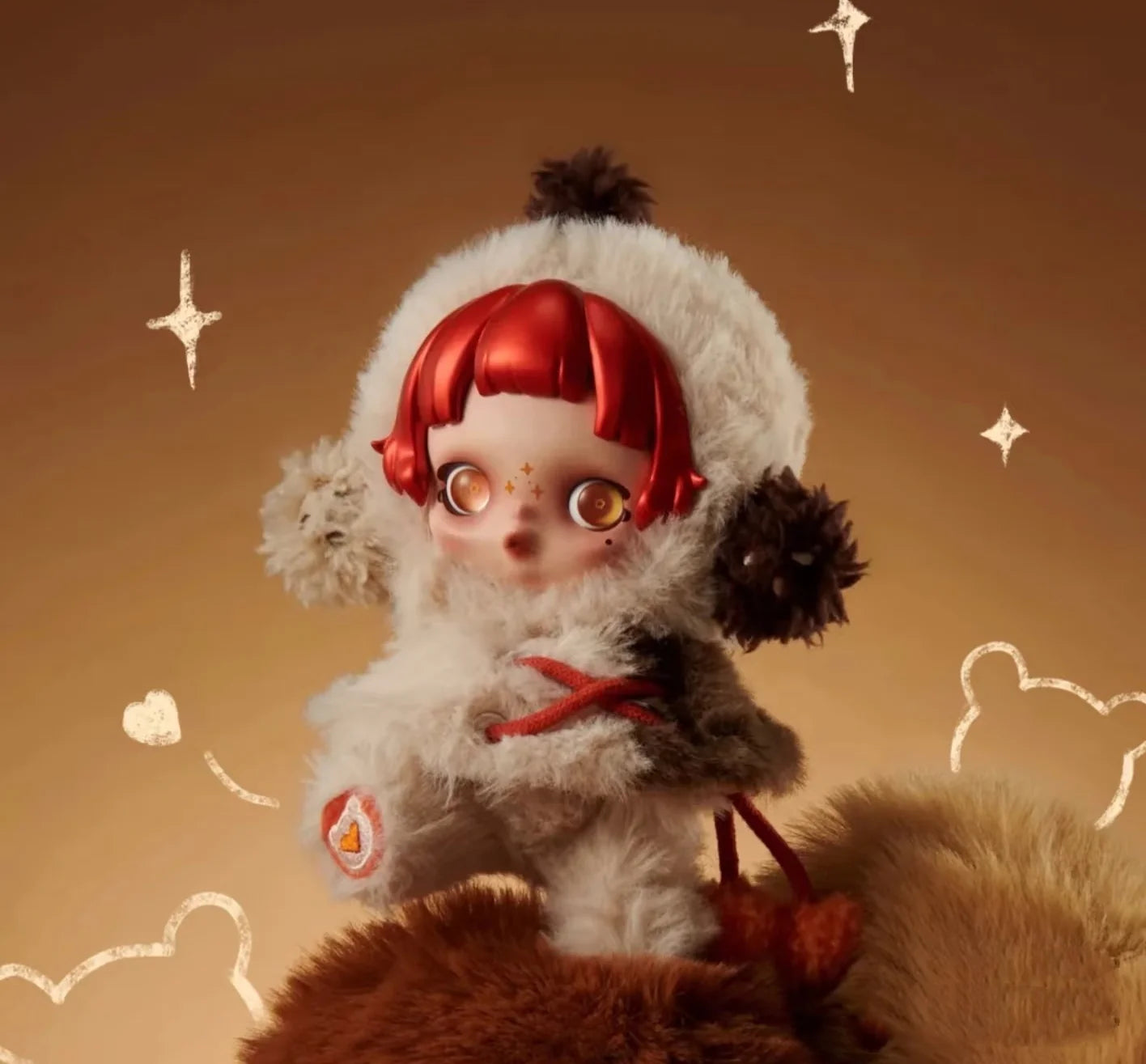 SKULLPANDA Winter Symphony Series Plush Dolls. Blind Box