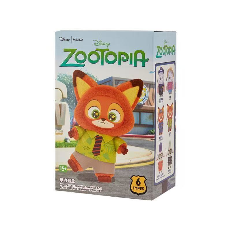 Miniso Zootopia Vinyl Plush Pendant Mystery Blind Box