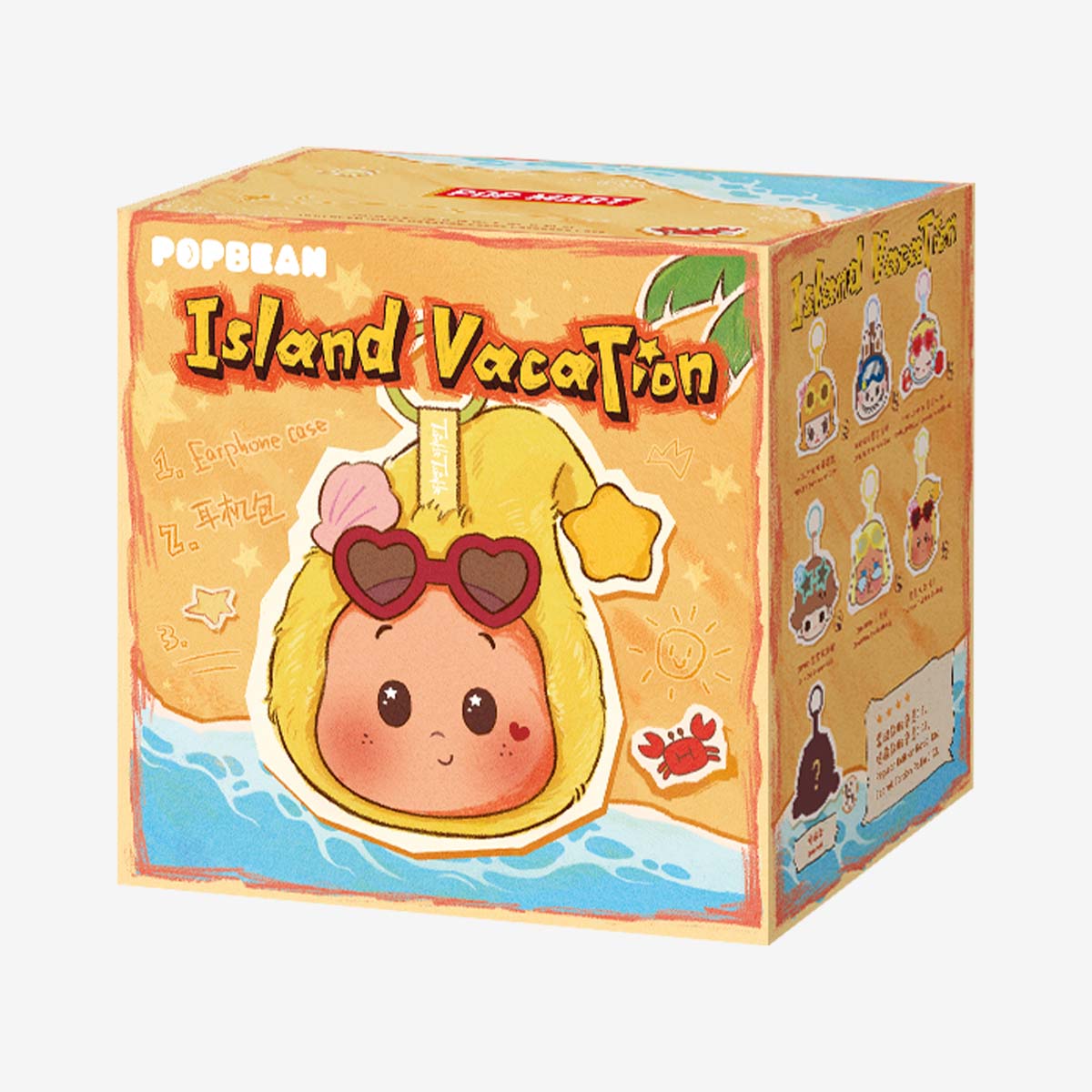 POPMART POP BEAN Island Vacation Series Earphone Case(PRE ORDER)