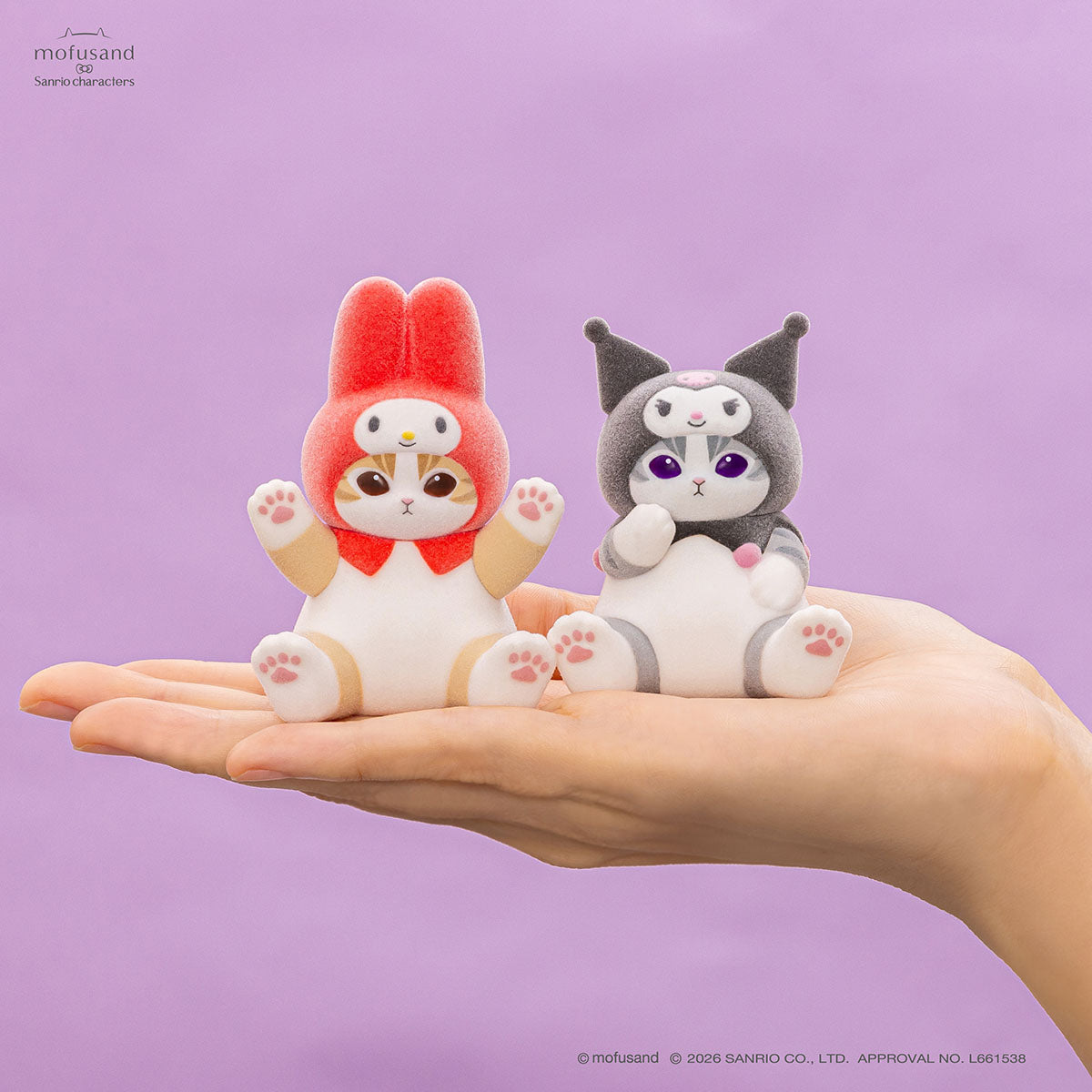 mofusand x Sanrio Characters Fluffy Flock Figure Collection Vol. 2(PRE ORDER)