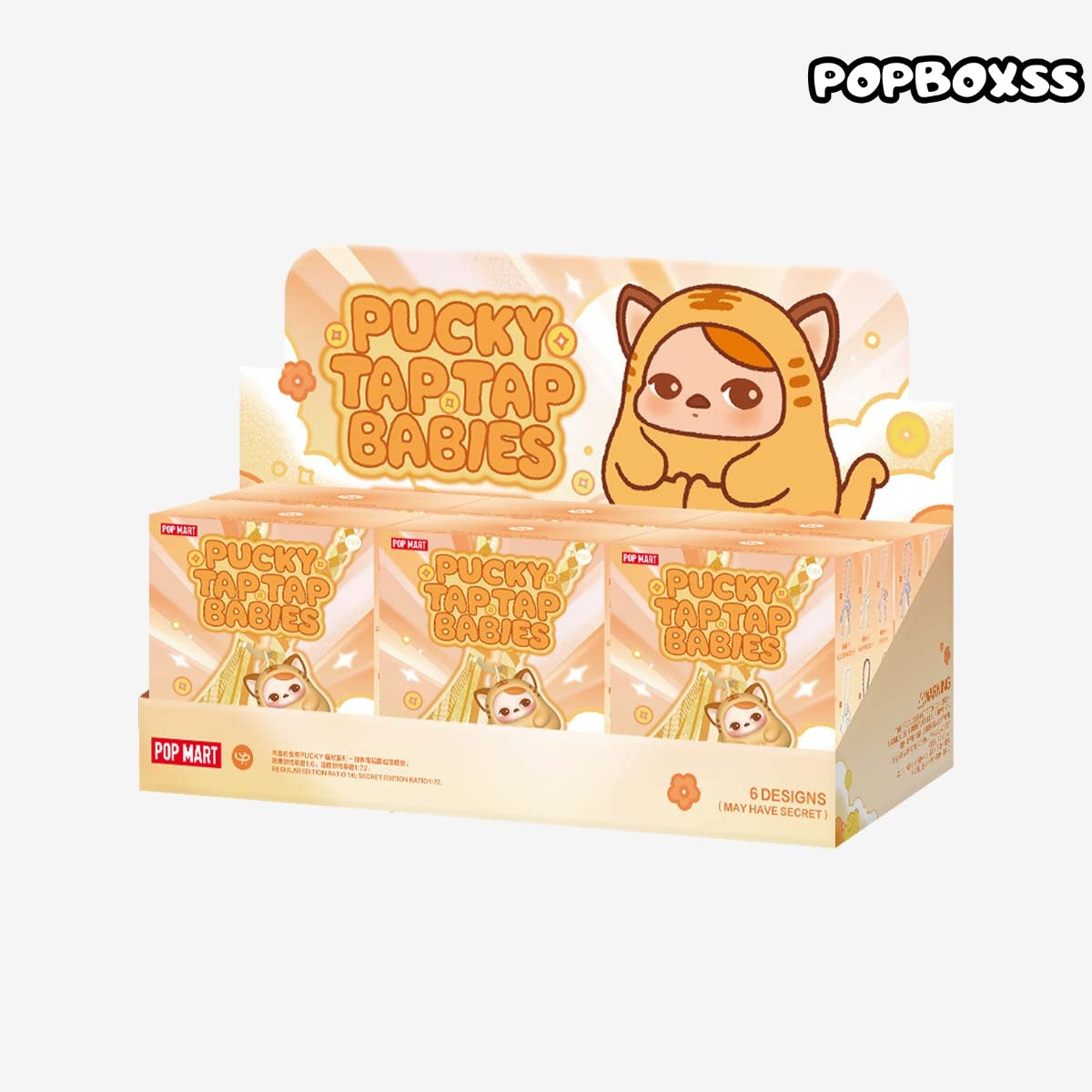 POP MART PUCKY Tap Tap Babies Series Pendant Blind Box