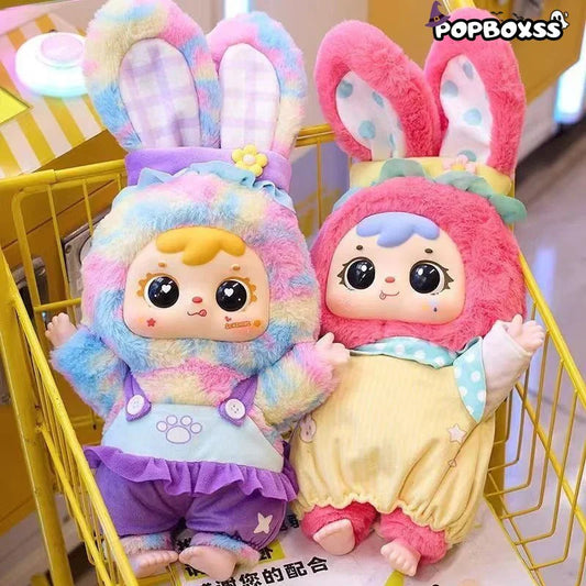 Samuel-V2 400% Little Bear And Little Rabbit's Happy Picnic Series Plush Dolls. Blind Box
