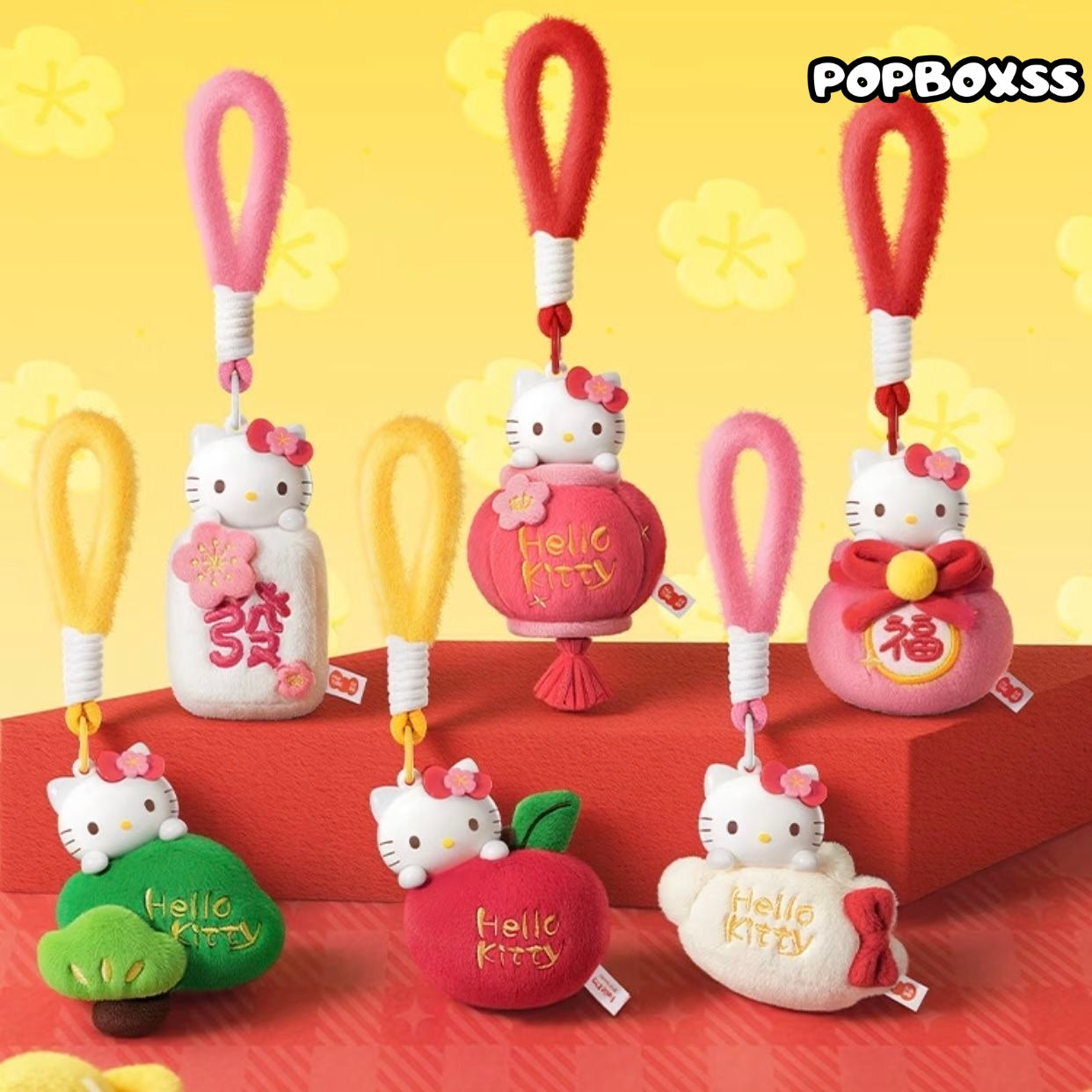 Hello KT New Year Series Plush Pendant Dolls Blind Box
