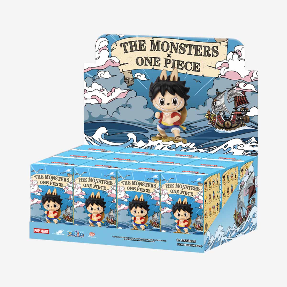 THE MONSTERS x ONE PIECE Series Figures labubu Blind Box