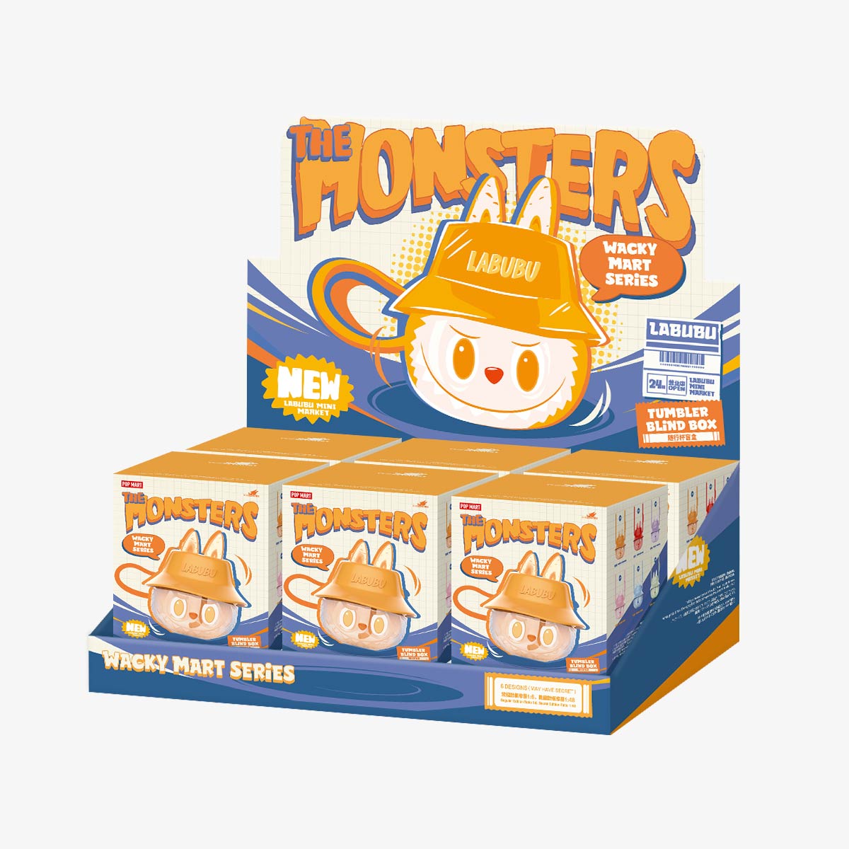 THE MONSTERS LABUBU Wacky Mart Series-Tumbler Blind Box