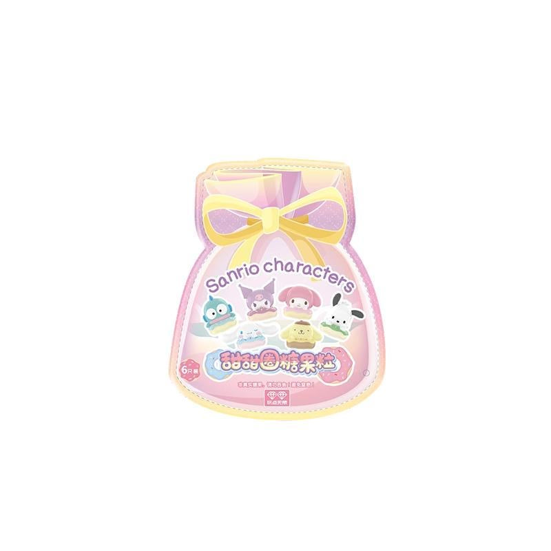 SANRIO Characters Crooked Head Mini Beans Series PVC Figures, Blind Box