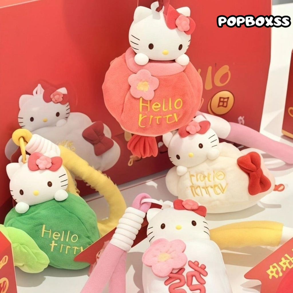 Hello KT New Year Series Plush Pendant Dolls Blind Box