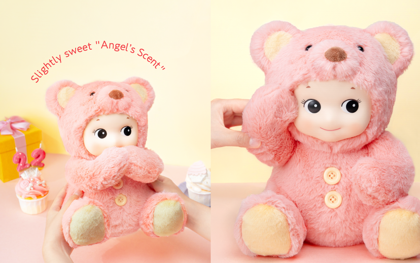 Sonny angel Plush Collection - Cuddly Bear - Pink