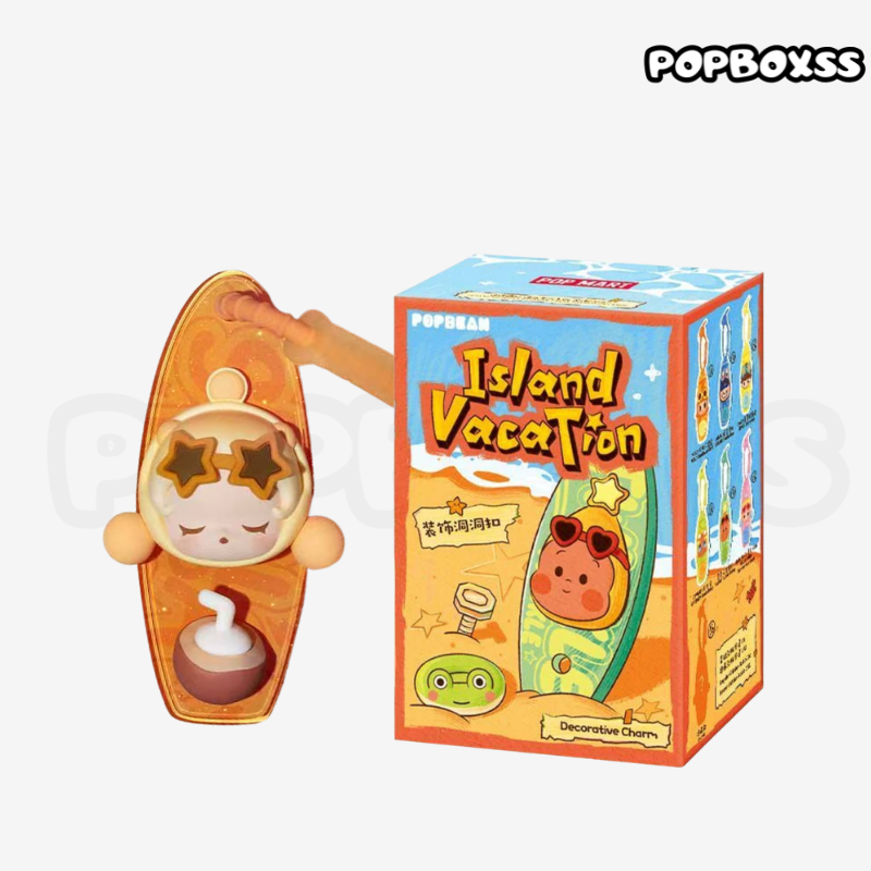 POPMART POP BEAN Island Vacation Series Shoe Charms Blind Box (PRE-ORDER)