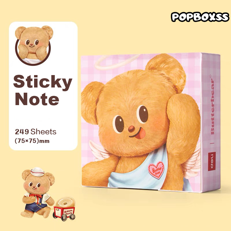 Butterbear Stationery Sticky note (249 Sheets)