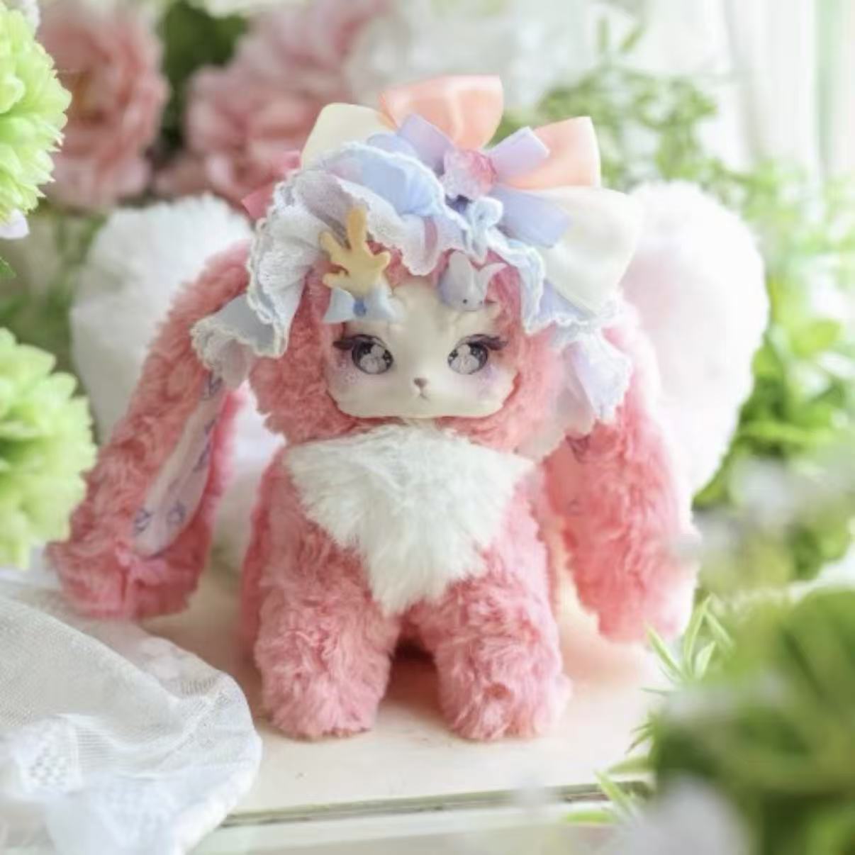 TUTULONG V6 Fluffy shore Vinyl plush pendant blind box